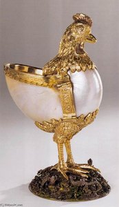 Nautilus Cup In The Form Of A Chicken — Wenzel Jamnitzer