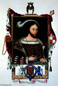 Portrait Of Edward Seymour Lord Protector Of Edward Vi And Duke Of Somerset From 'memoir — Sarah Countess Of Essex