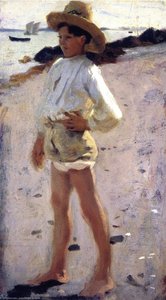 Study For 'oyster Gatherers At Cancale' — John Singer Sargent, Impressionistic Realism