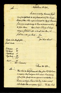 Correspondence Between Governor Wanton And Admiral Montago And The Gaspee Commissioners Correspondence Between Governor Wanton And Admiral Montago And The Gaspee Commissioners, Page 1 — Joseph Wanton Sr., Other