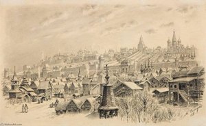 Moscow In The Xvi Century — Apollinari Vasnetsov