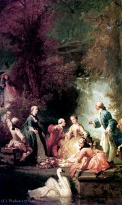 A Summers Picnic — Adolphe Jourdan