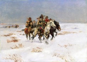 The Snow Trail — Charles Marion Russell