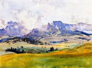 In The Dolomited — John Singer Sargent, Impressionistic Landscape