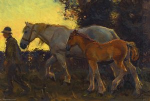 Wending Home — Sir Alfred James Munnings