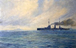 Sms 'von Der Tann' (polyptych, Panel 6 Of 6) — Ernest Clegg