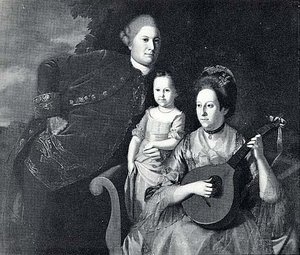 The Edward Lloyd Family, (painting) — Charles Willson Peale