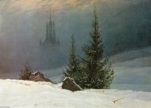 Winter Landscape — Caspar David Friedrich, Romanticism