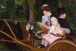 Woman and Child Driving