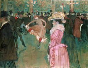 At The Moulin Rouge, The Dance — Henri De Toulouse-lautrec