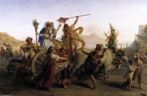 The Pilgrimage To The Madonna Of The Arch — Louis Léopold Robert, Romanticism