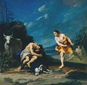 Mercury About To Slay Argus — Jacopo Amigoni