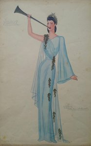 Allegorical Costume: Fame — Maria Sophia Jobim Magno De Carvalho