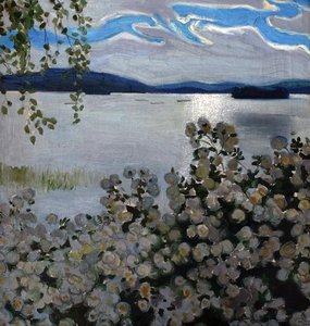 White Roses — Akseli Gallen-kallela