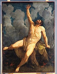 Hercule Sur Le Bucher — Reni Guido (le Guide), Baroque