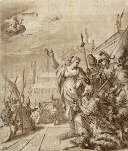 Augustus And The Tiburtine Sibyl — Hans Von Aachen