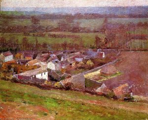 Bird's Eye View.giverny — Theodore Robinson