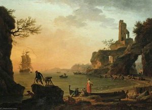 Sunset — Claude-joseph Vernet