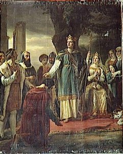 Saint Louis Rendant La Justice Sous Le Chene De Vincennes.1260 — Georges Rouget