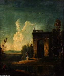 Italian Scene With An Arch — Richard Wilson