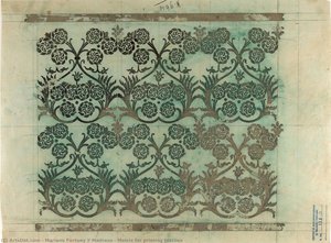 Matrix For Printing Textiles — Mariano Fortuny Y Madrazo, Art Nouveau