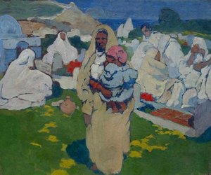Maternity And Women In Company — Léon Cauvy