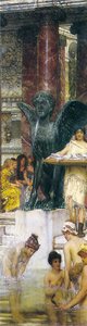A Bath (an Antique Custom) — Lourens Alma Tadema, Academic Classicism
