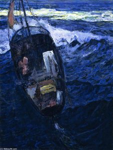 Fishermen At Sea — Henry Ossawa Tanner