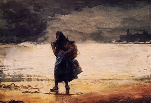 Fisherwoman — Winslow Homer