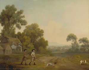Two Gentlemen Going A Shooting — George Stubbs