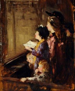 Study Of A Church (detail) — Frederick William Elwell