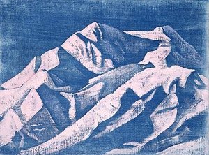 Sunset Near Shekar — Nicholas Roerich