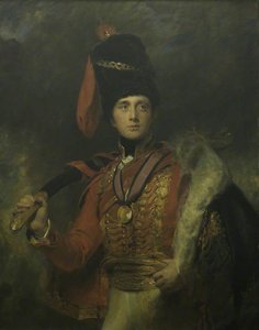 Charles William Stewart (later Vane) (1778–1854), Baron Stewart, Later 3rd Marquess Of Londonderry, In Hussar Uniform (after Thomas Lawrence) — Edmond Brock