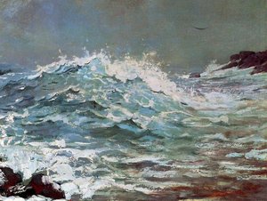 The Backrush — Winslow Homer