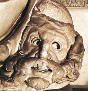 Medicis - Night (detail) — Michelangelo Buonarroti, Renaissance