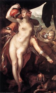Venus And Adonis — Bartholomaeus Spranger