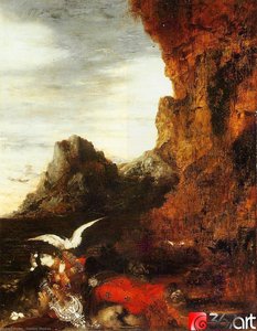 The Death Of Sappho — Gustave Moreau, Symbolist Painting