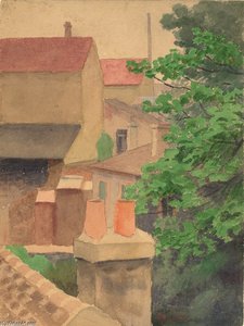Rooftops, St. Cloud — Thomas Pollock Anshutz