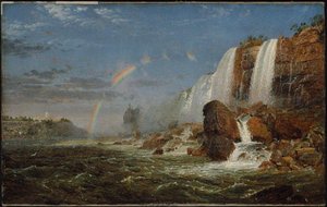Niagara Falls From The Foot Of Goat Island — Jasper Francis Cropsey