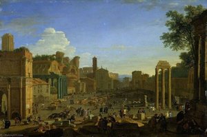 The Campo Vaccino, Rome — Herman Van Swanevelt