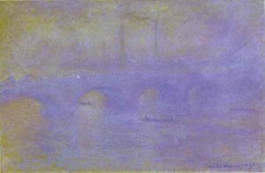 The Waterloo Bridge. The Fog — Claude Monet