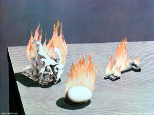 The Ladder Of Fire — René Magritte