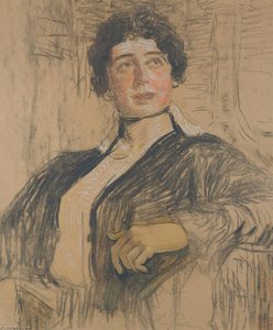 Portrait Of Veronika Abegg Werefkin — Ilya Yefimovich Repin