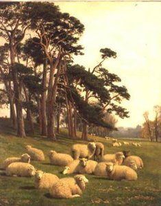 Sunlit Pastures — William Sidney Cooper