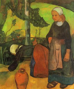 Washerwomen — Paul Sérusier, Post-impressionism
