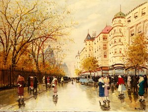 Street Scene - — Antal Berkes