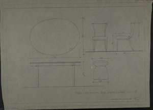 Table And Chair For Dining Room — Franz Ehrlich