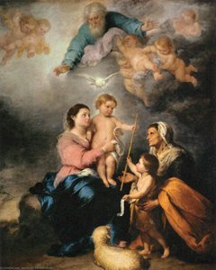 The Holy Family (the Seville Virgin) — Bartolomé Esteban Murillo