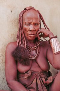 Portrait Of Old Himba Woman — Angelo Chiacchio