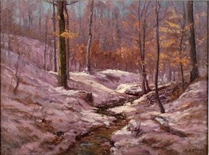 Winter Morning In The Ravine — Theodore Clement Steele